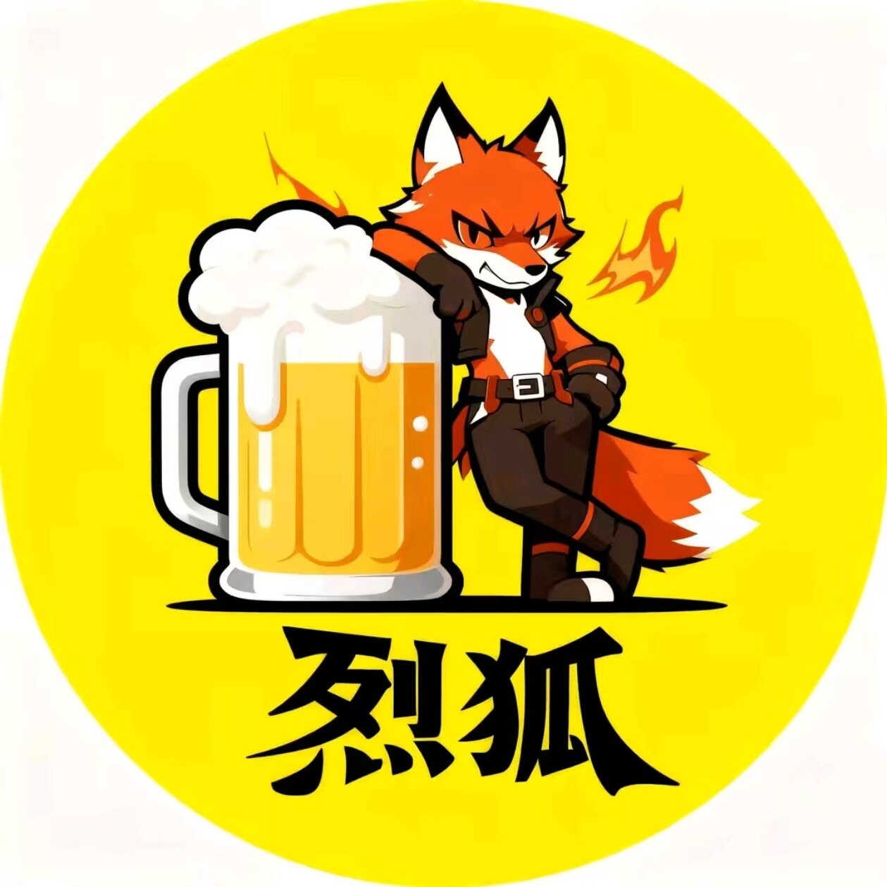 烈狐精酿啤酒厂家店的LOGO