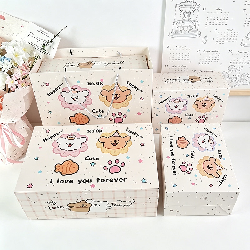 Gift Box, Gift Bag, Gift Box, Tote Bag, Packaging Box, Empty Box, Cute Kt Cat, Girlfriend, Wife, Birthday Storage Box