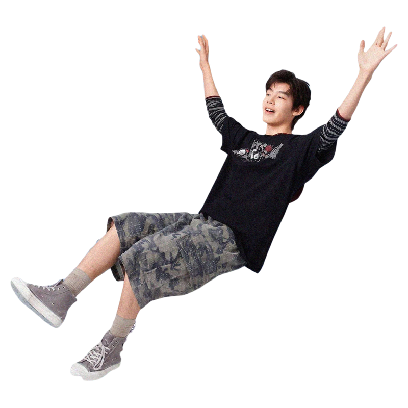 [askX 非人哉]筋斗云联名潮玩T恤2026夏新款男女服饰校园潮牌短袖-淘宝Taobao | 天猫Tmall