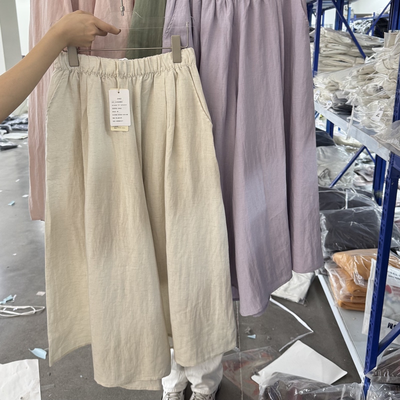 Brand Orders Cotton and Linen Culottes