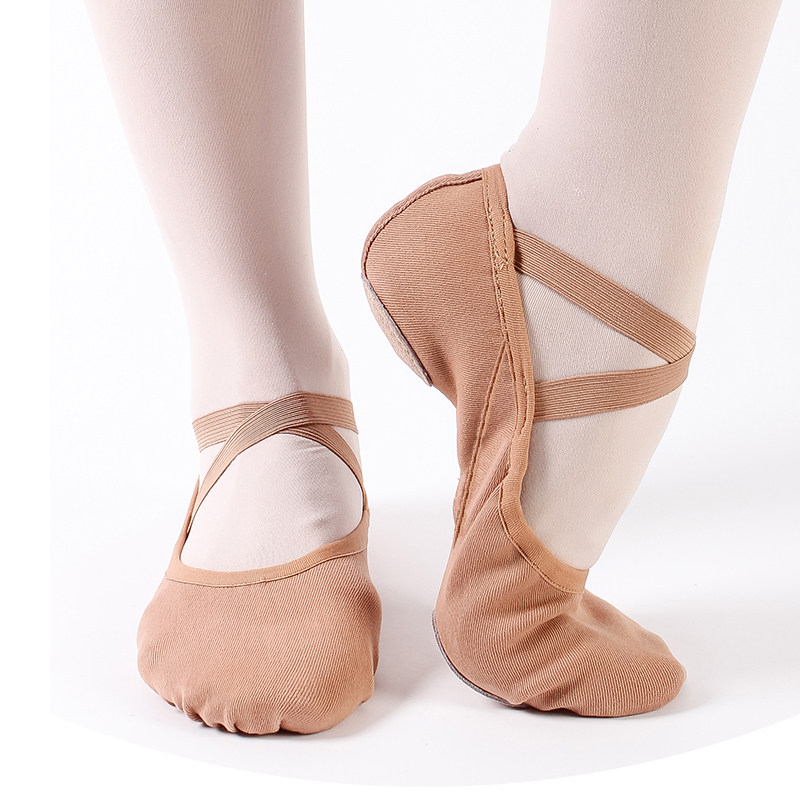 Ballet Dancing Shoes Free of children Women's Soft Bottom Practice Shoes China Dance Body Shoes Adults Bounce Cloth Cat Paw Shoes