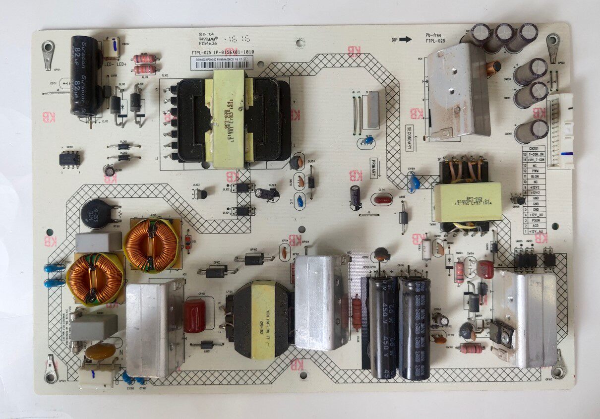 Sharp LCD-60NX100A power board FTPL-025 1P-0156X01-1010 original installed