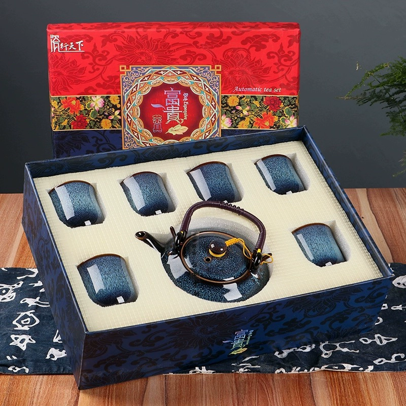 Lò nung biến thành ấm trà ấm trà đơn Bộ trà Trung Quốc văn phòng nhà gốm ấm trà đơn nâng chùm tia