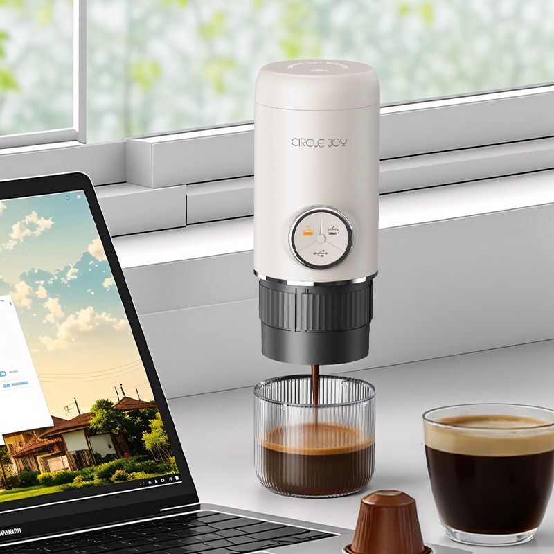 Yuanle Portable Italian Coffee Machine for Camping and Home Use, Capsule Coffee Mini Espresso Extraction Machine, Electric Coffee Grinder Yuanle Portable Italian Coffee Machine for Camping and Home Use, Capsule Coffee Mini Espresso Extraction Machine, Electric Coffee Grinder