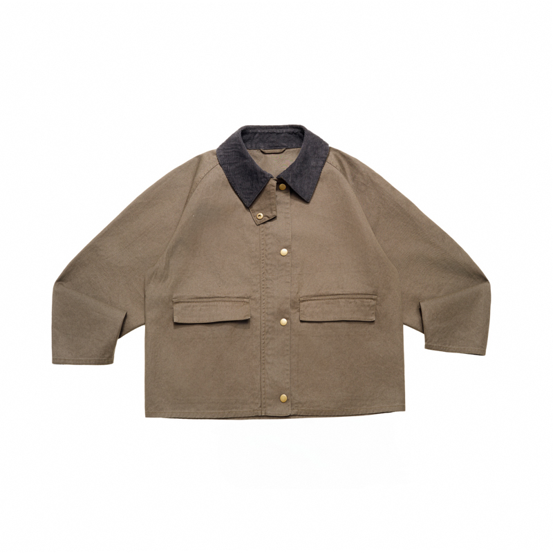 【8-22】Box-Style Jacket Hs-241W49【Environmentally Friendly Plant Dye May Fade】