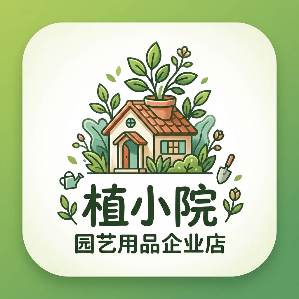 植小院园艺用品企业店的LOGO