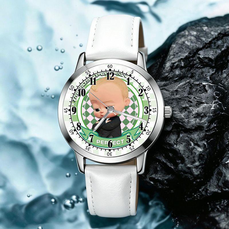Baby Boss Watch, Silent, Waterproof, High Aesthetic Value, Cartoon Style for Men and Women, Anime Merchandise, Gift, Sporty and Durable