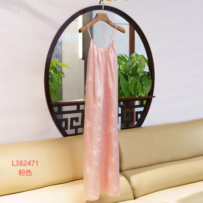 【Jin Series】Sangbo Satin New Chinese Style National Style Mulberry Silk Camisole Dress L-382471 【Jin Series】Sangbo Satin New Chinese Style National Style Mulberry Silk Camisole Dress L-382471