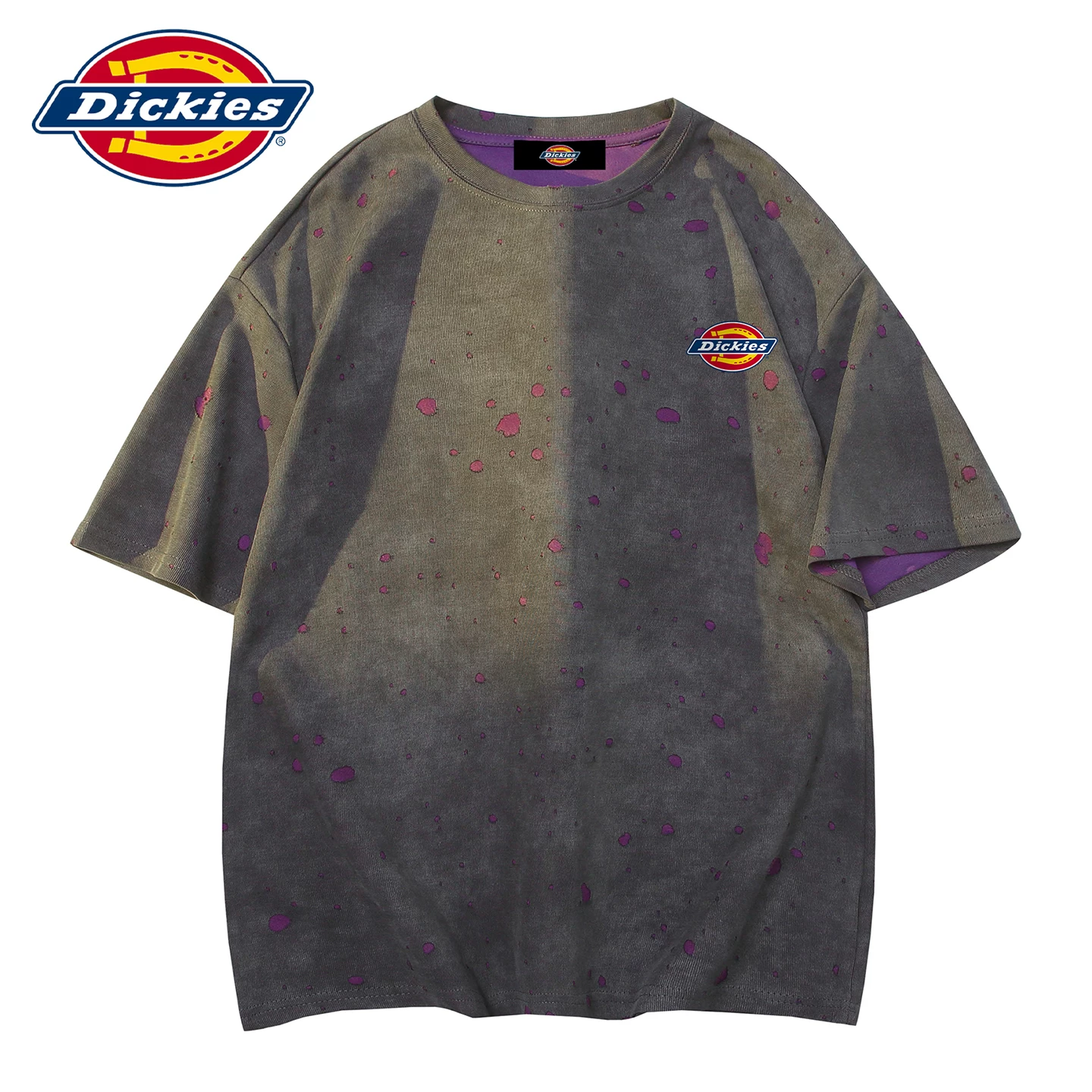 Футболка с коротким рукавом из трикотажа Dickies для отдыха, американский стиль
