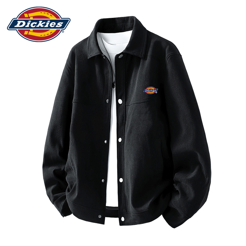 Dickies American-Style Work Jacket for Men, New Autumn Model, Loose Fit, Solid Color, Outdoor Casual Style Coat