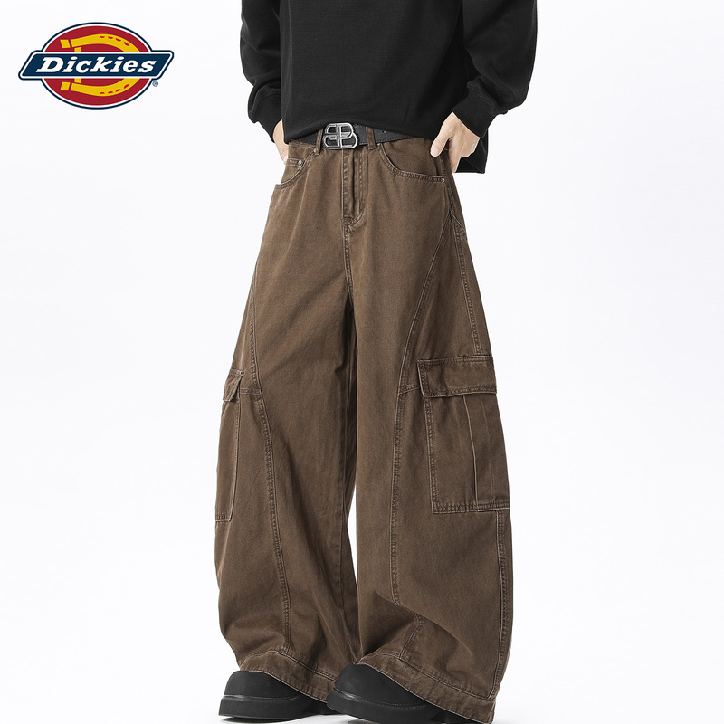 Dickies Design-Inspired Pure Cotton Work Pants for Men, 2026 Spring and Autumn New Vintage Wide-Leg Casual Pants Dickies Design-Inspired Pure Cotton Work Pants for Men, 2026 Spring and Autumn New Vintage Wide-Leg Casual Pants
