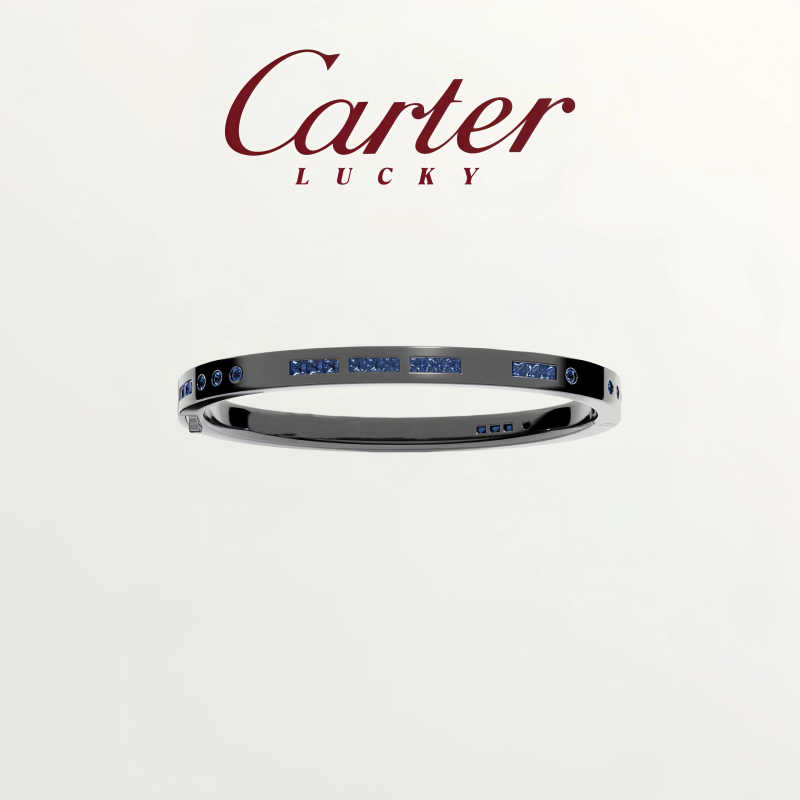 Silverplated Bracelet in Navy Blue for Men and Women, Morse Code, Light Luxury and Elegant Bracelet, Genuine Gift for Boyfriend