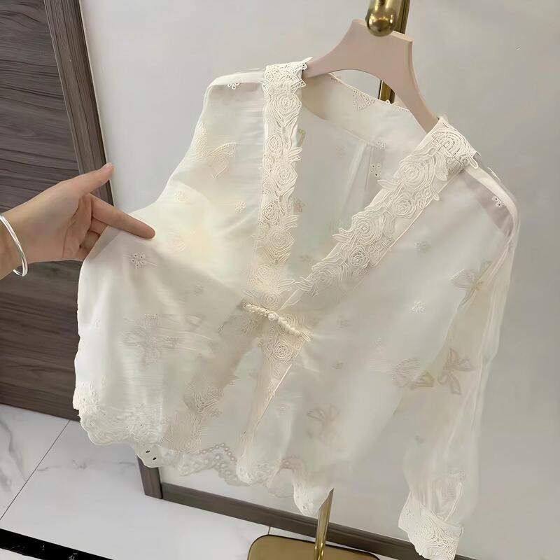 Lace V Neck Elegant Top Lace V Neck Elegant Top