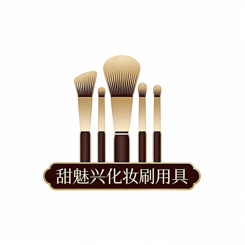 甜魅兴化妆刷用具的LOGO