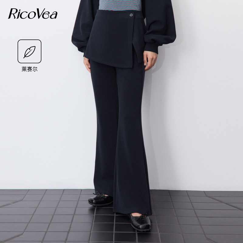 Ricovea【Flared Pants】Lyocell Wide-Leg Knit 2026 Casual Pants for Women in Autumn Bc313110