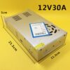 12V30A monitoring power supply, centralized power supply 12V switching power supply, camera power supply, security LED power supply