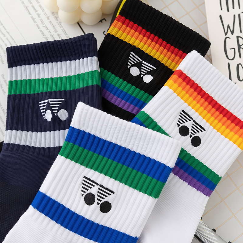 Professional Badminton Socks for Men and Women, Autumn and Winter Sweat-Absorbent, Breathable, Non-Slip Training, Running, Basketball, Tennis Sports Socks