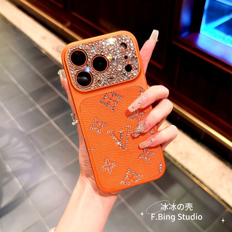 Suitable for Apple 17 Pro Max Phone Case, New High-End Genuine Leather Vintage Pattern, Light Luxury with Rhinestones, Large Window Design, iPhone 16 Pro Max Instantly Transforms into 17, Fashionable Ultra-Thin Full-Cover Anti-Drop Protective Case for Women Suitable for Apple 17 Pro Max Phone Case, New High-End Genuine Leather Vintage Pattern, Light Luxury with Rhinestones, Large Window Design, iPhone 16 Pro Max Instantly Transforms into 17, Fashionable Ultra-Thin Full-Cover Anti-Drop Protective Case for Women