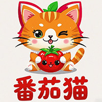 番茄猫宠物的LOGO