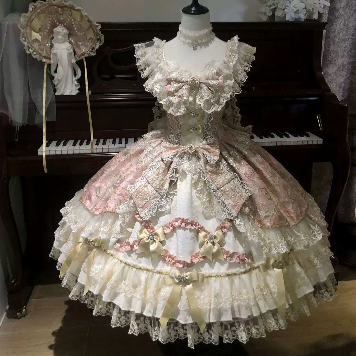 Подлинное дизайнерское платье, стиль Лолита, Lolita Jsk