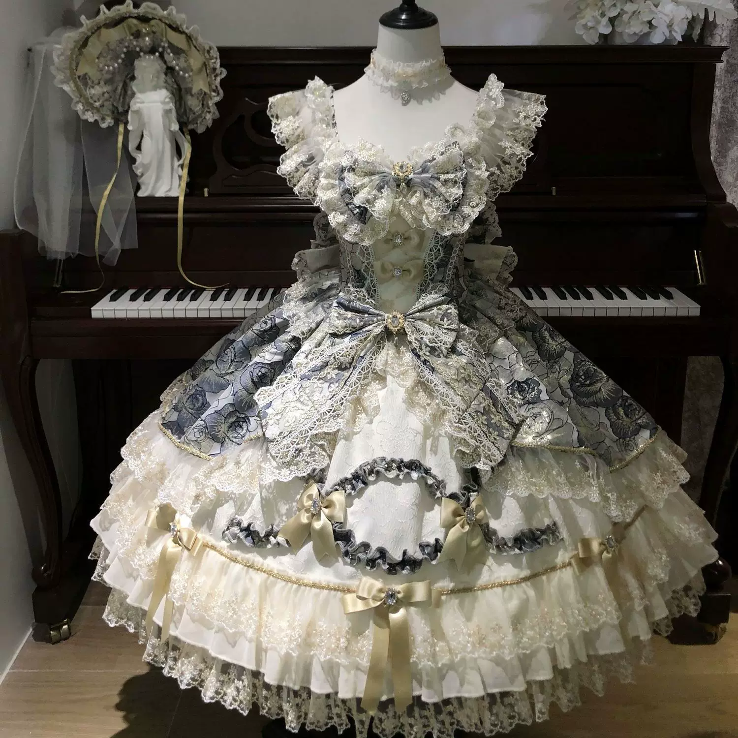 Подлинное дизайнерское платье, стиль Лолита, Lolita Jsk