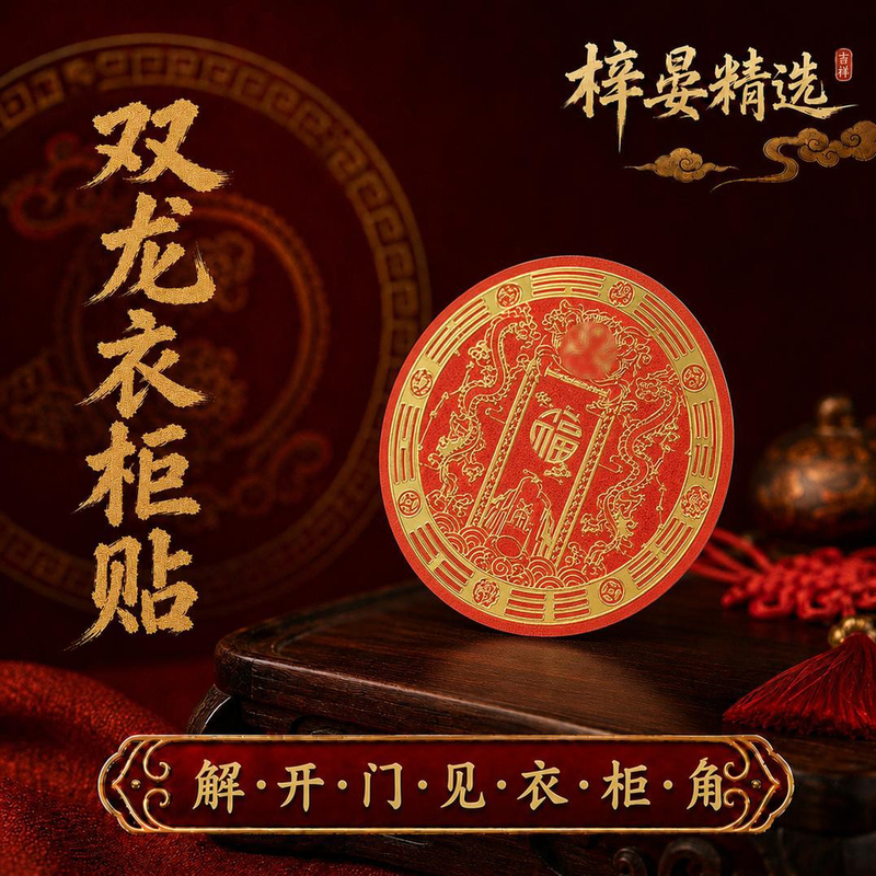 [Recommended by Experts] Decorative Stickers Specifically for Corner Wardrobes, Diameter 6cm