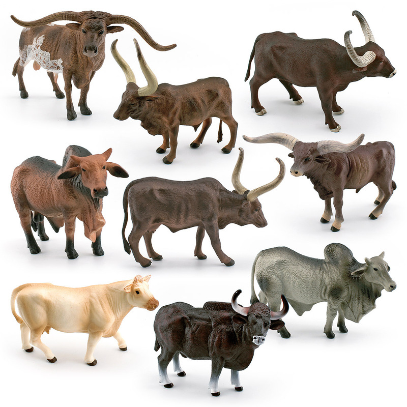 Cross-Border Realistic Texas Longhorn Cattle, Charolais Cattle, Galloway Cattle, and River Buffalo Model Decorative Ornaments Cross-Border Realistic Texas Longhorn Cattle, Charolais Cattle, Galloway Cattle, and River Buffalo Model Decorative Ornaments