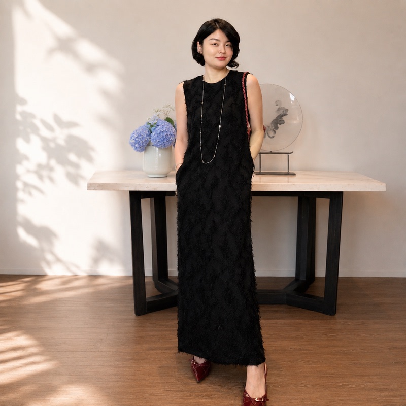 Tantan New Chinese-Style Retro Elegant Slimming Sleeveless Dress 6609 Tantan New Chinese-Style Retro Elegant Slimming Sleeveless Dress 6609