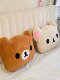 Rilakkuma Pillow Room Bedside Sofa Cushion Bedroom Pillow Plush Toy Doll Backrest Girl Birthday Gift