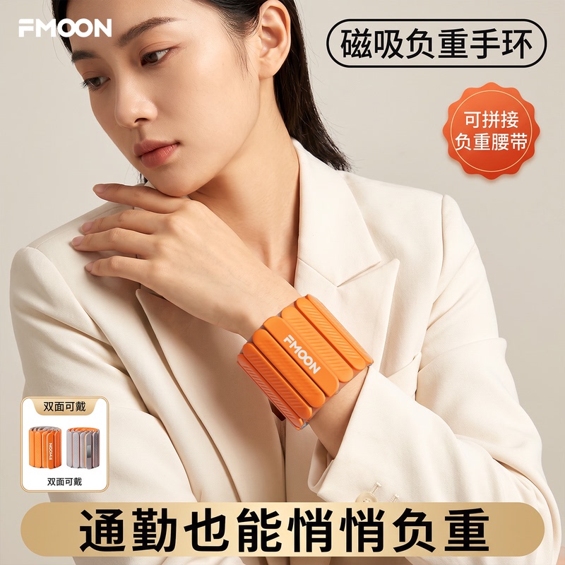 Fmoon Weight-Bearing Wristbands and Ankle Weights for Women, Weight Loss Tool, Sandbag Leg Weights, Wrist Weights, Invisible Exercise Fitness Boxing