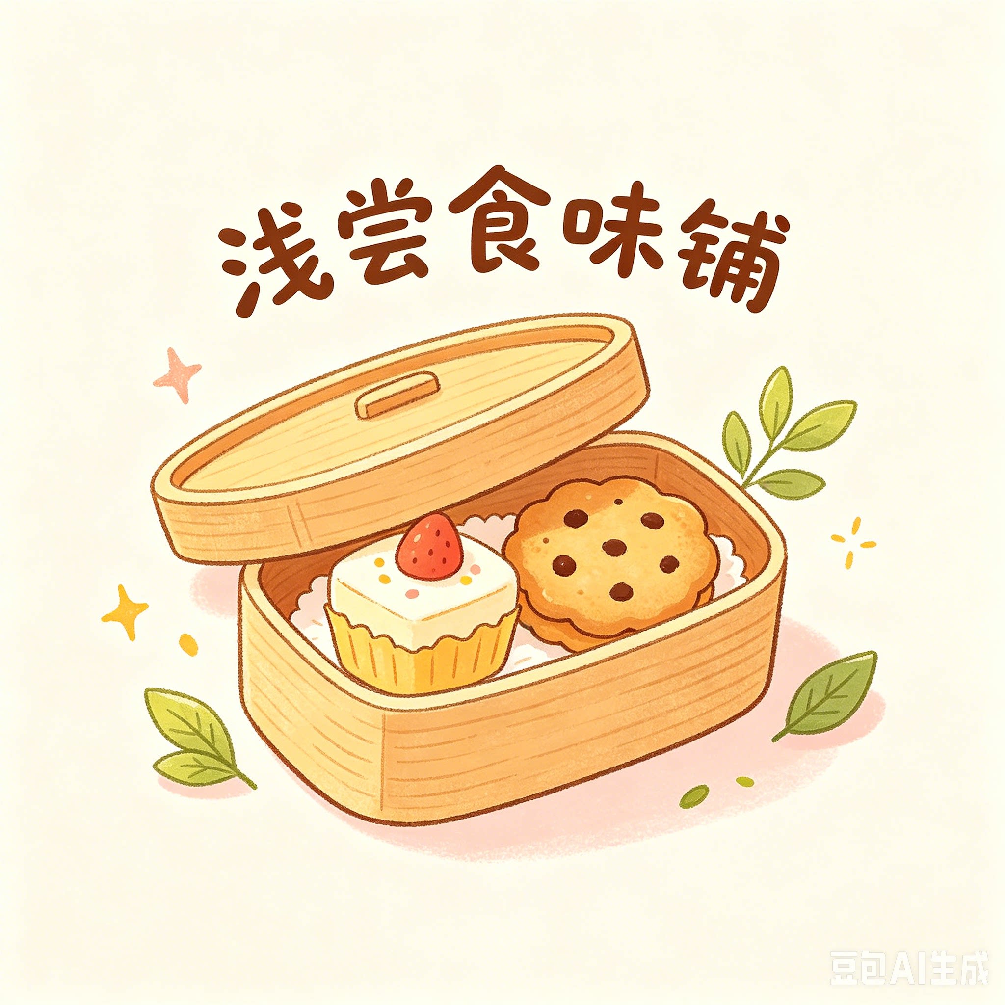 觅觅食间零食店的LOGO