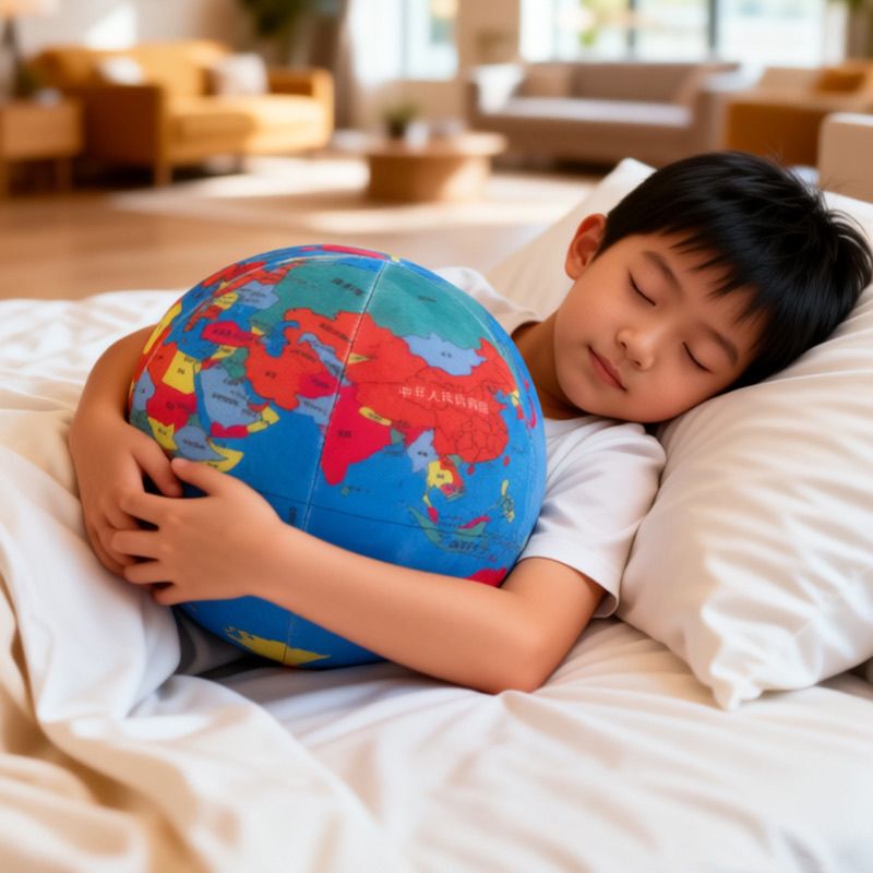 Ultra-Light Plush Pillow - Exquisite Globe, a Must-Have Globe for Babies and Travelers, Handmade Finished Doll Ultra-Light Plush Pillow - Exquisite Globe, a Must-Have Globe for Babies and Travelers, Handmade Finished Doll