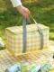 Camping Picnic Bag, Outdoor Thickened Large-Capacity Insulated Bag, Foldable Picnic Basket, Picnic Mat, Portable Lunch Box, Insulated Bag