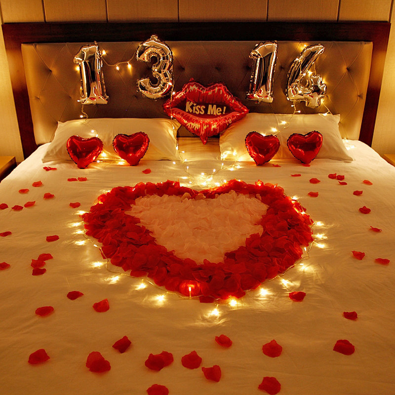 Rose Petals for Valentine's Day, Romantic Proposal, Confession, Birthday Party Decoration, Creating a Romantic Surprise, Room Decoration Rose Petals for Valentine's Day, Romantic Proposal, Confession, Birthday Party Decoration, Creating a Romantic Surprise, Room Decoration