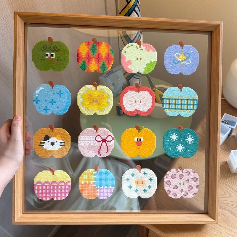 DIY Creative Display Frame for Handmade Bead Art, Empty Picture Frame for Mounting, Tabletop Bead Art Decoration, Gift Frame