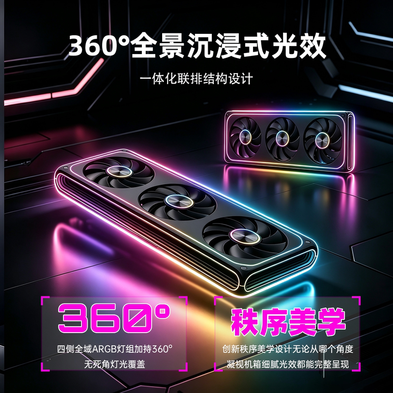 Jueshi Pro Integrated Chassis Cooling Fan Argb Integrated Water Cooling 120/240/360 All-In-One