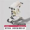 Scooter 1-6 years old can sit and push male and female babies, baby push rod, universal wheel, baby three-in-one skateboard