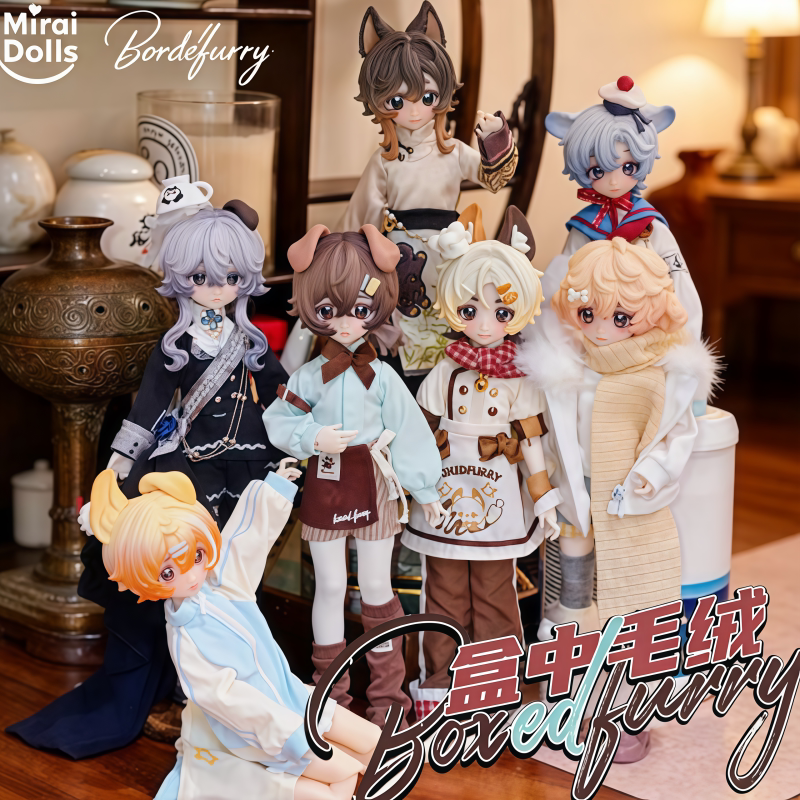 【Boxedfurry】Boxed Plush 8-Point Bjd Blind Box Movable Doll Trendy Toy Peripheral Gift Desktop Ornament 【Boxedfurry】Boxed Plush 8-Point Bjd Blind Box Movable Doll Trendy Toy Peripheral Gift Desktop Ornament