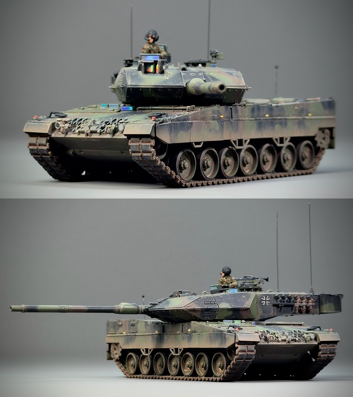 Fingertip Model 72873 German Leopard Ii A7 451131 Finished Model of Vehicle Fingertip Model 72873 German Leopard Ii A7 451131 Finished Model of Vehicle