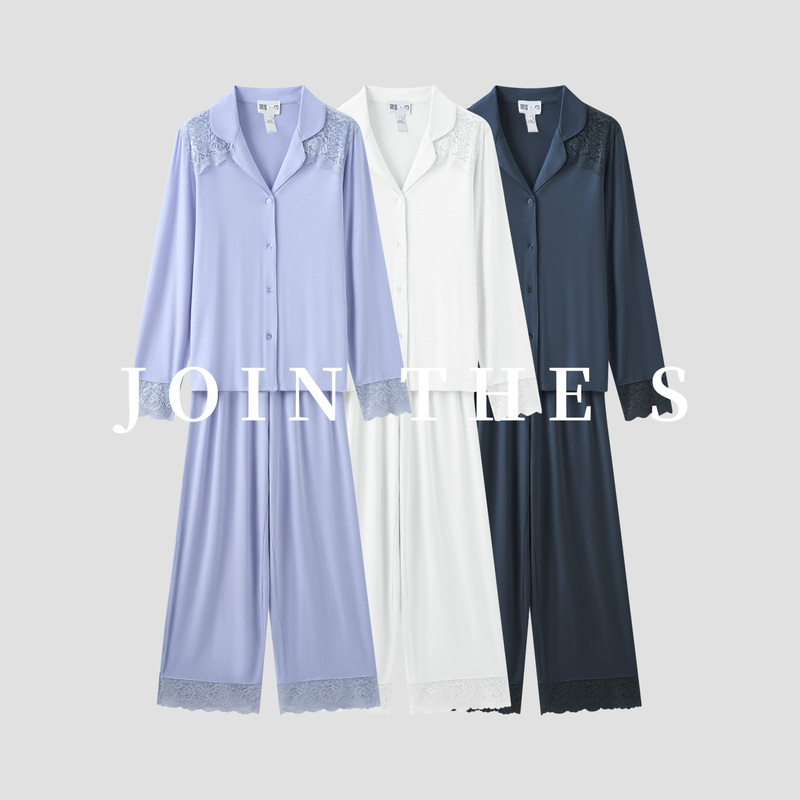 [Lace Homewear] High-End Modal French Lace Comfortable and Soft Home Wear 80A1L1356A54413