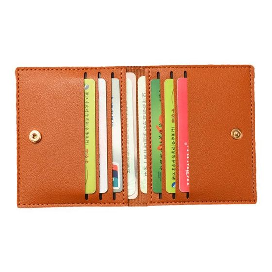 Women's card holder ultra-thin and small bank card holder driver's license small wallet simple and light anti-degaussing card holder