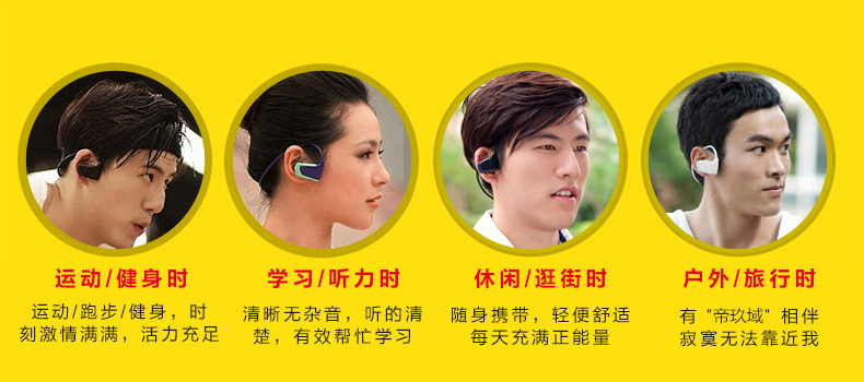 Wless2 W262 Thể thao MP3 Chạy mp3 Máy nghe nhạc HiFi Loa siêu trầm Walkman Mini Tai nghe Một Tai nghe - Máy nghe nhạc mp3
