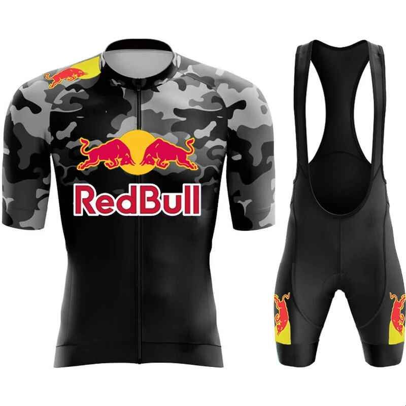 Дорожная велосипедная форма Red Bull Cycling Bib Equipment Man 2024 Me Изображение 1