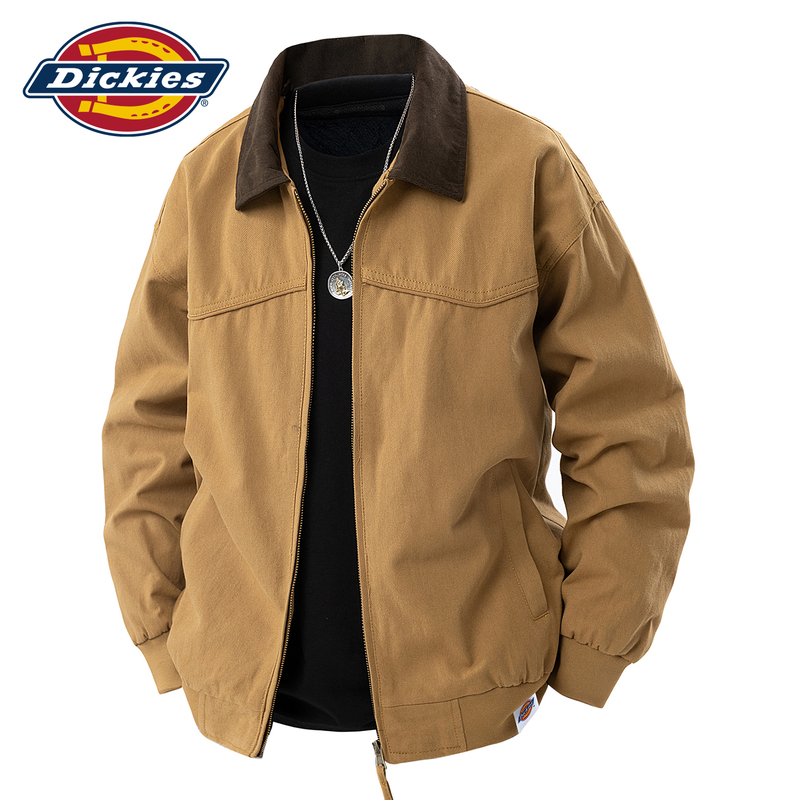 Dickies American-Style Lapel Jacket Men's Outerwear Autumn 2026 New Trendy Brand Loose Casual Long-Sleeve Top