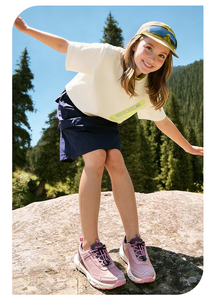 Dickies Medium and Large Children's Sports Shoes for Boys and Girls 2026 Autumn New Children's Height-Increasing Non-Slip Casual Running Shoes — 8