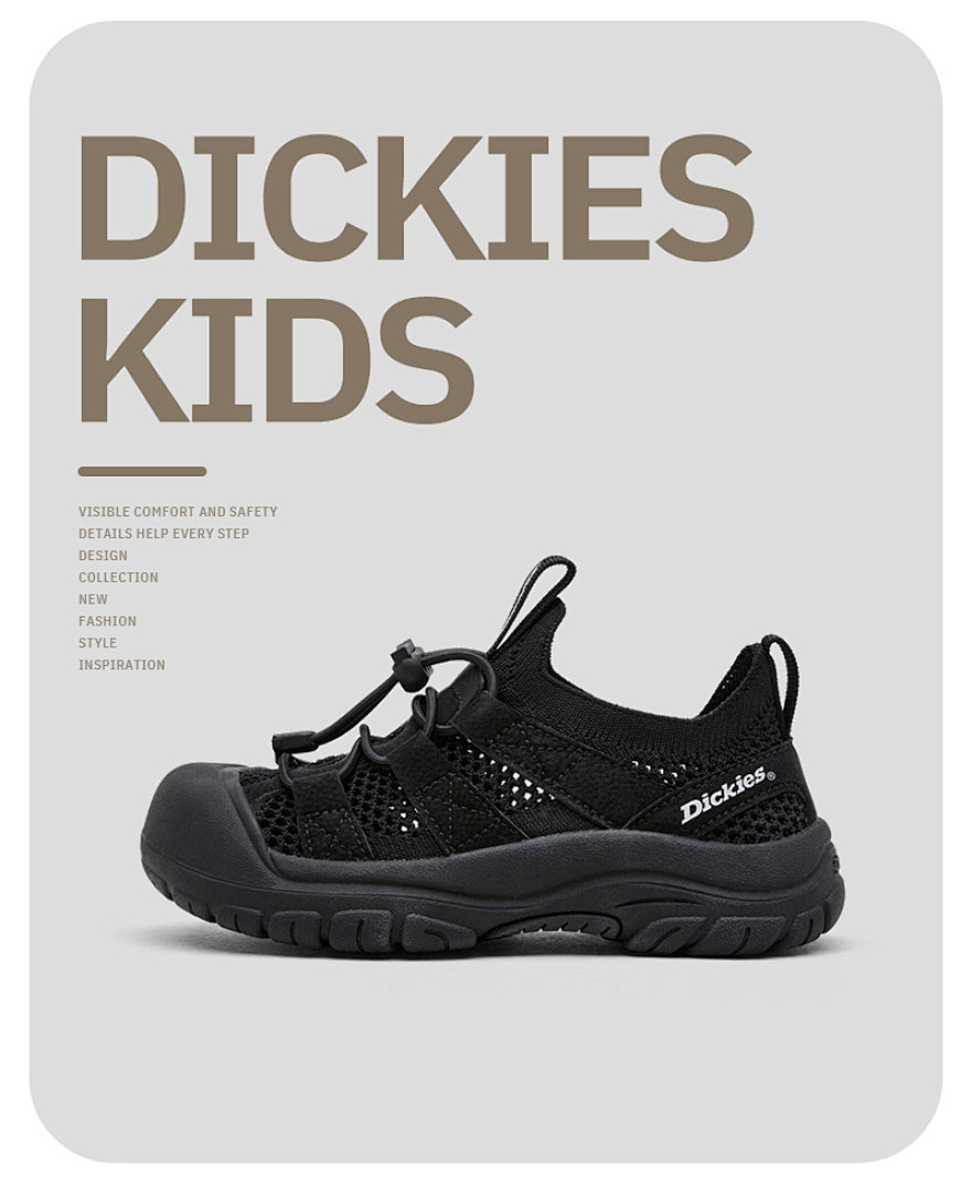 Dickies中大童运动鞋男童女童2026夏季新款网面透气儿童百搭凉鞋 — 4