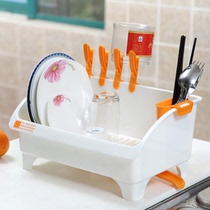 Japan imported kitchen drain rack for bowl baskets and dishes storage rack household dishes with Sink plastic storage rack
