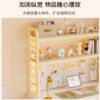 Desktop bookshelf hole board storage rack student desk office workstation computer desk multi-layer iron storage rack