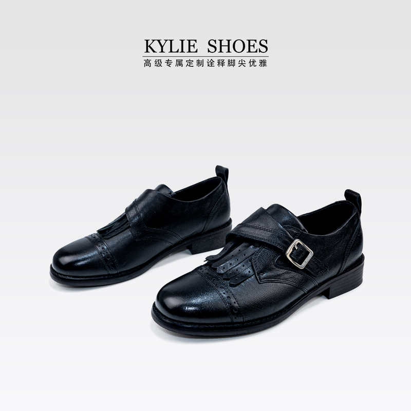 【European Size Fits Smaller】High-End Items at a Breaking Point Price! 3cm High Heel, Simple Brogue Shoes in Calfskin Leather 9.11 【European Size Fits Smaller】High-End Items at a Breaking Point Price! 3cm High Heel, Simple Brogue Shoes in Calfskin Leather 9.11