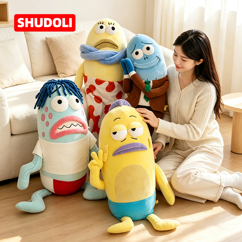 Bichibao's Residents, the Mermaid People, Ask for Plush Dolls, Large Giant Dolls, Cuddly Sleeping Dolls, Gifts for Adults and Children, Birthday